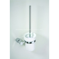 Toilet Brush Holder Ceramic Frosted Glass